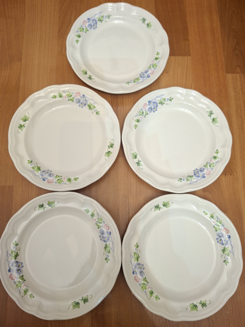 Vintage Pfaltzgraff "Annabelle" Salad Plates 7.25" - Lot of 5